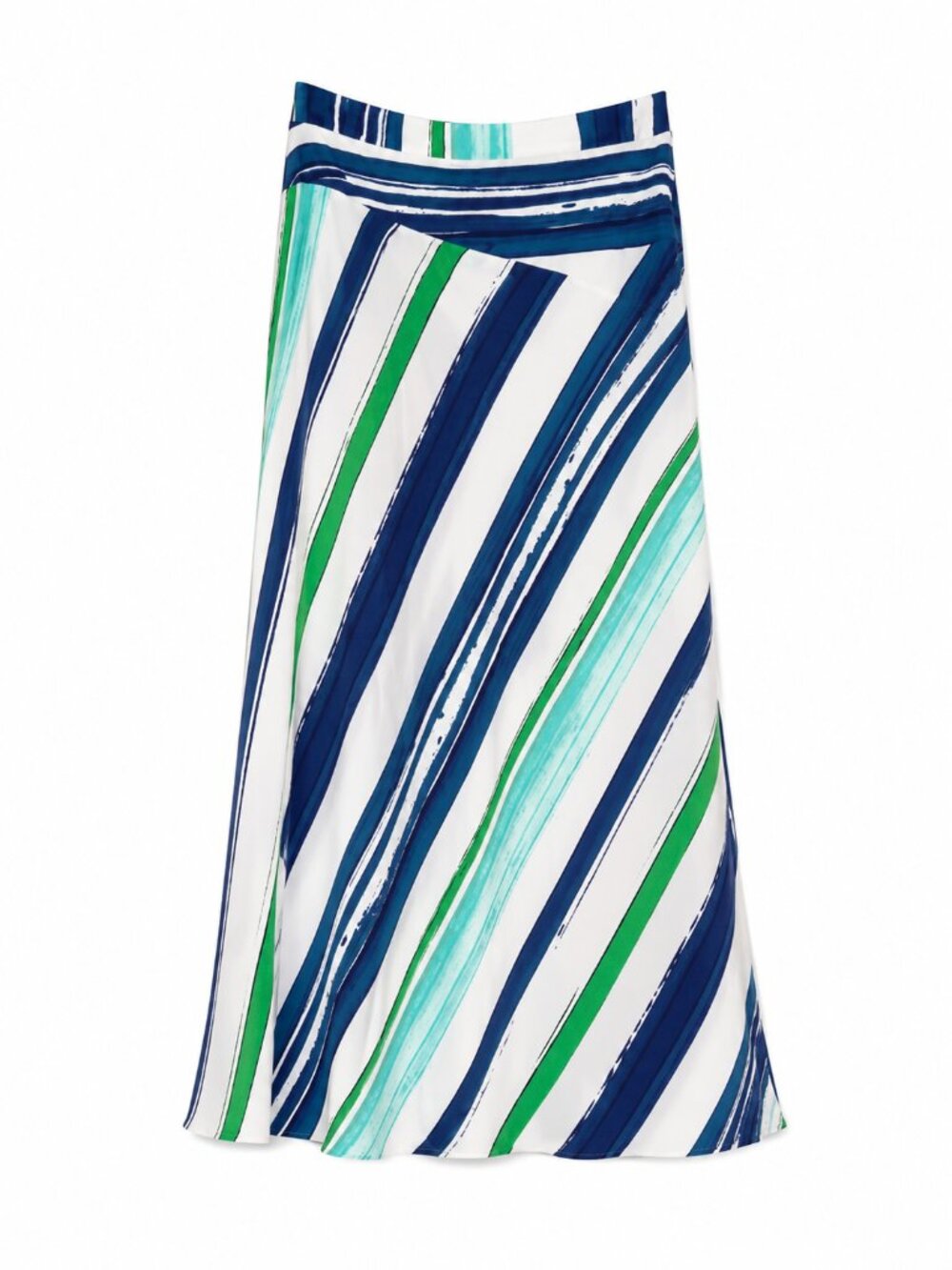 CHAUS New York Fully Lined Striped Maxi Skirt